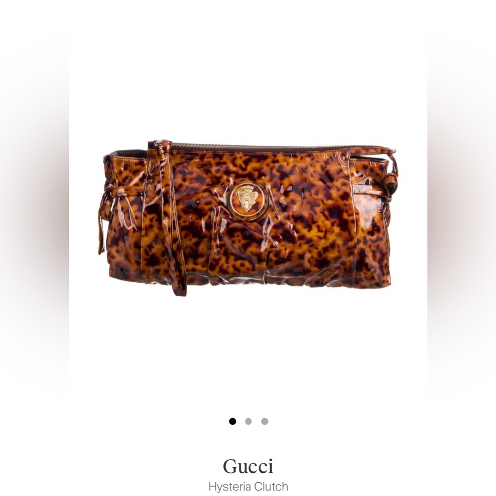 Gucci Hysteria Tortoiseshell Clutch